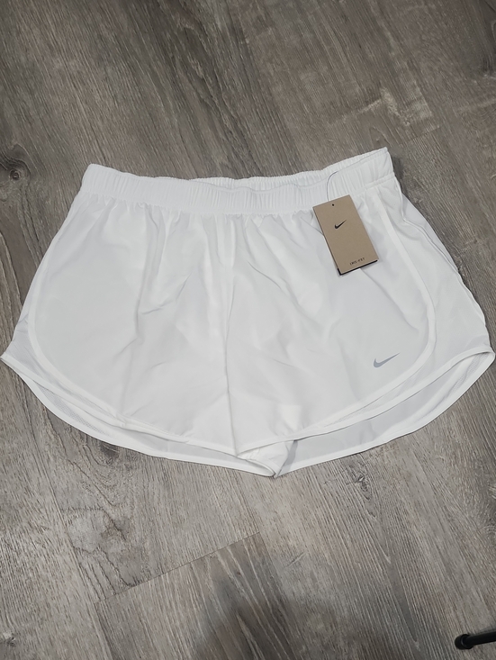 Nike Pants - Nike White Dri-Fit Athletic Running Shorts Women's Size XL New With Tags